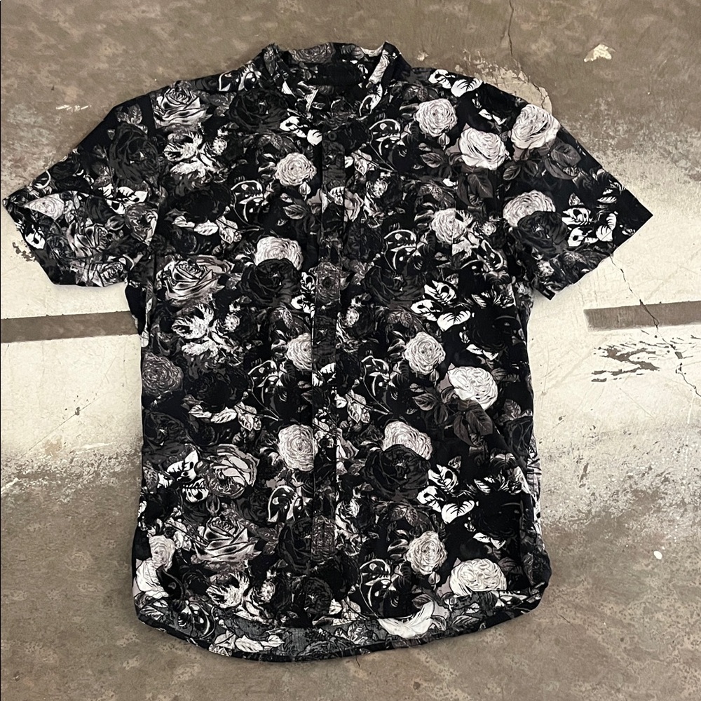 Empyre Monochrome Floral Men's Shirt
